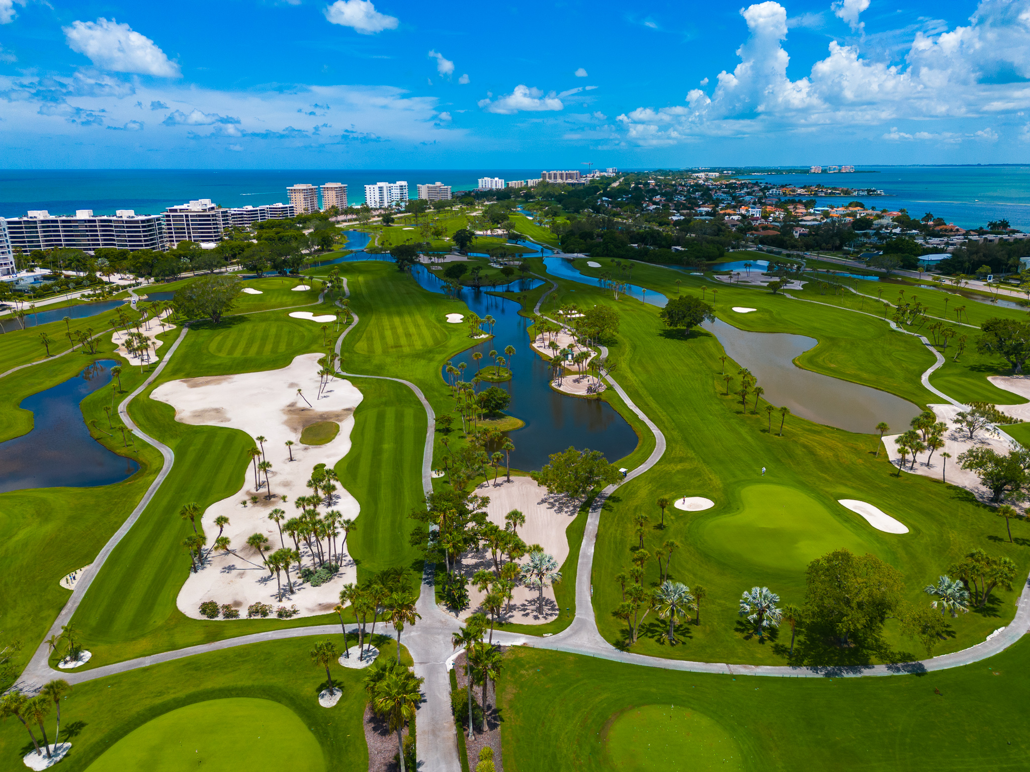 Golf Course Aerial View